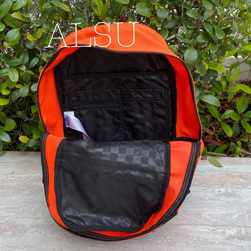 Vans Snag Backpack Orange 🍊 AUTHENTIC - Picture 5 of 8